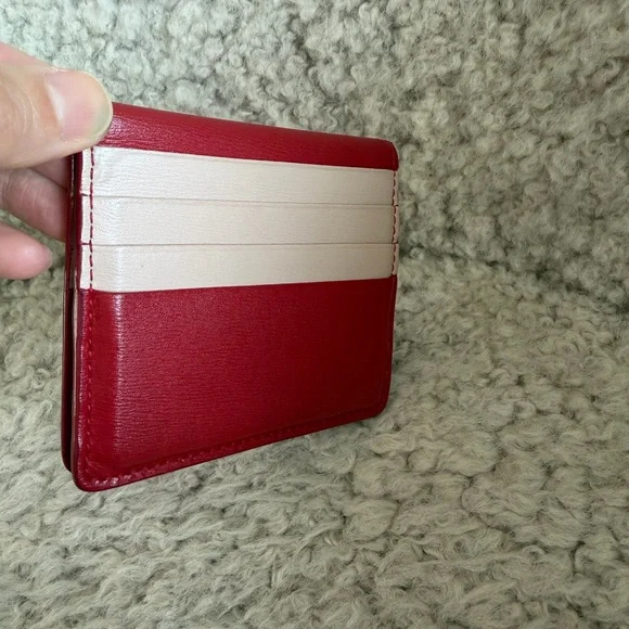 Salvatore Ferragamo Gancini City French Wallet in Lipstick Red - Picture 5 of 10